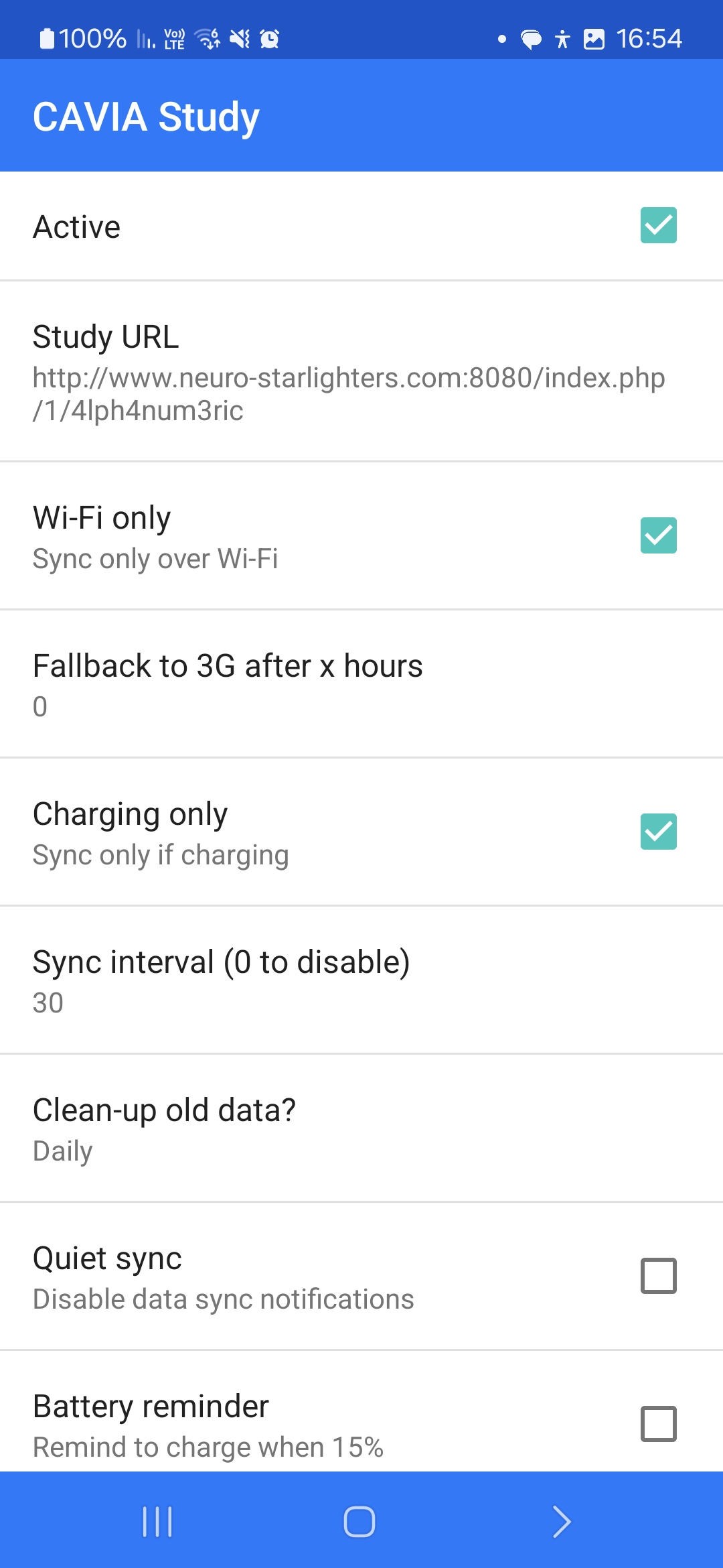 CAVIA Study Management